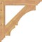 Ekena Millwork Balboa Traditional Smooth Bracket, Western Red Cedar, 3 1/2"W x 30"D x 30"H BKT04X30X30BOA01SWR - alternate 4